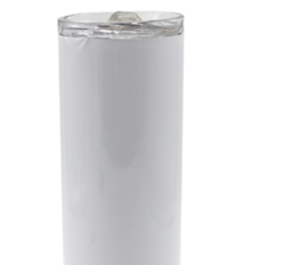 20oz Skinny Tumbler - Straight - Sublimation Blank - With Metal Straw –  Luna & Grace Supply Co.