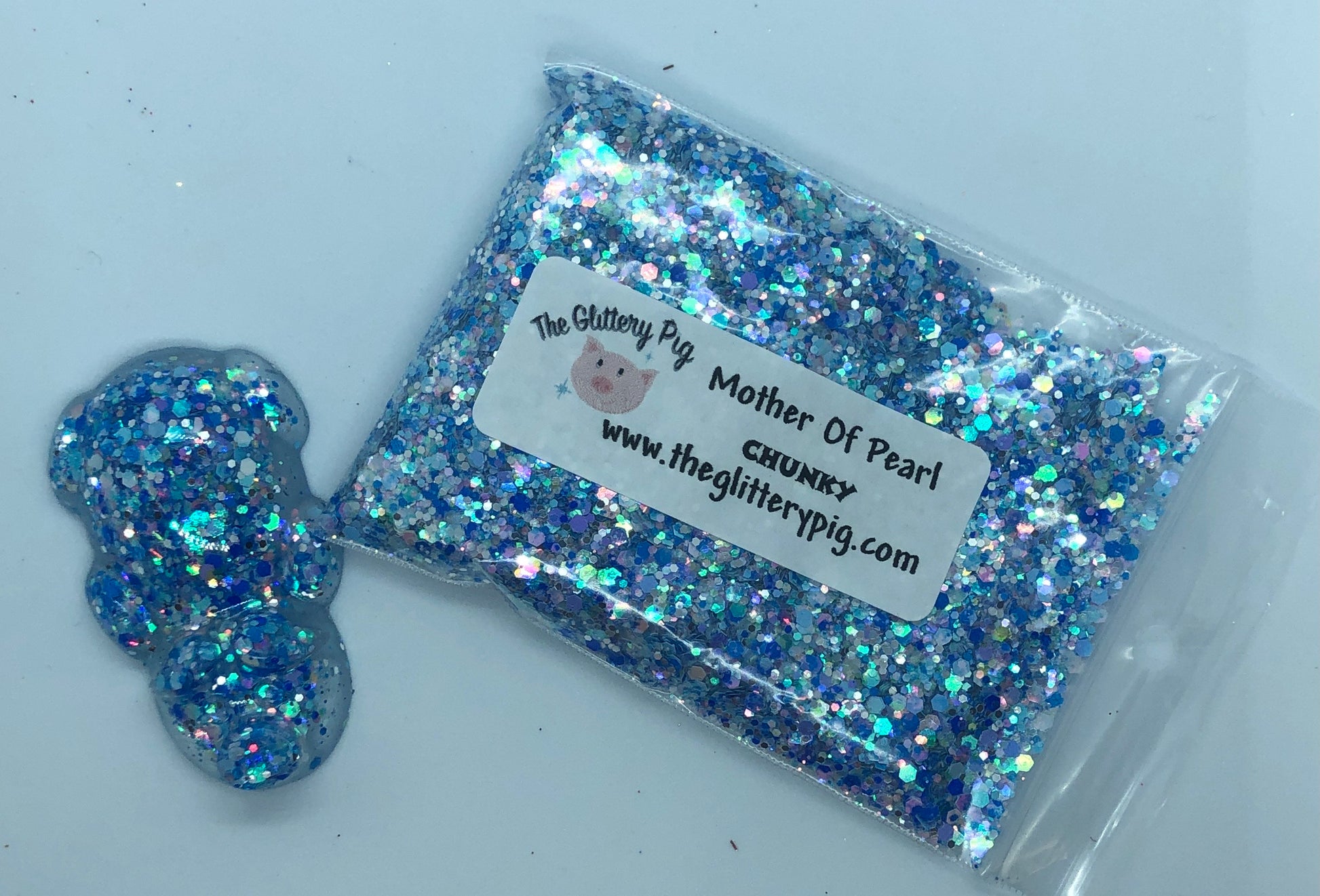 Mother of Pearl-Chunky Glitter – The Glittery Pig, LLC